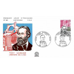 FDC n° 860 - Tony Garnier,...