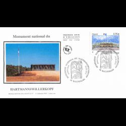 FDC soie - Monument...