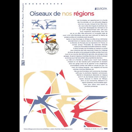 Document officiel 2019 - Europa - Oiseaux de nos régions