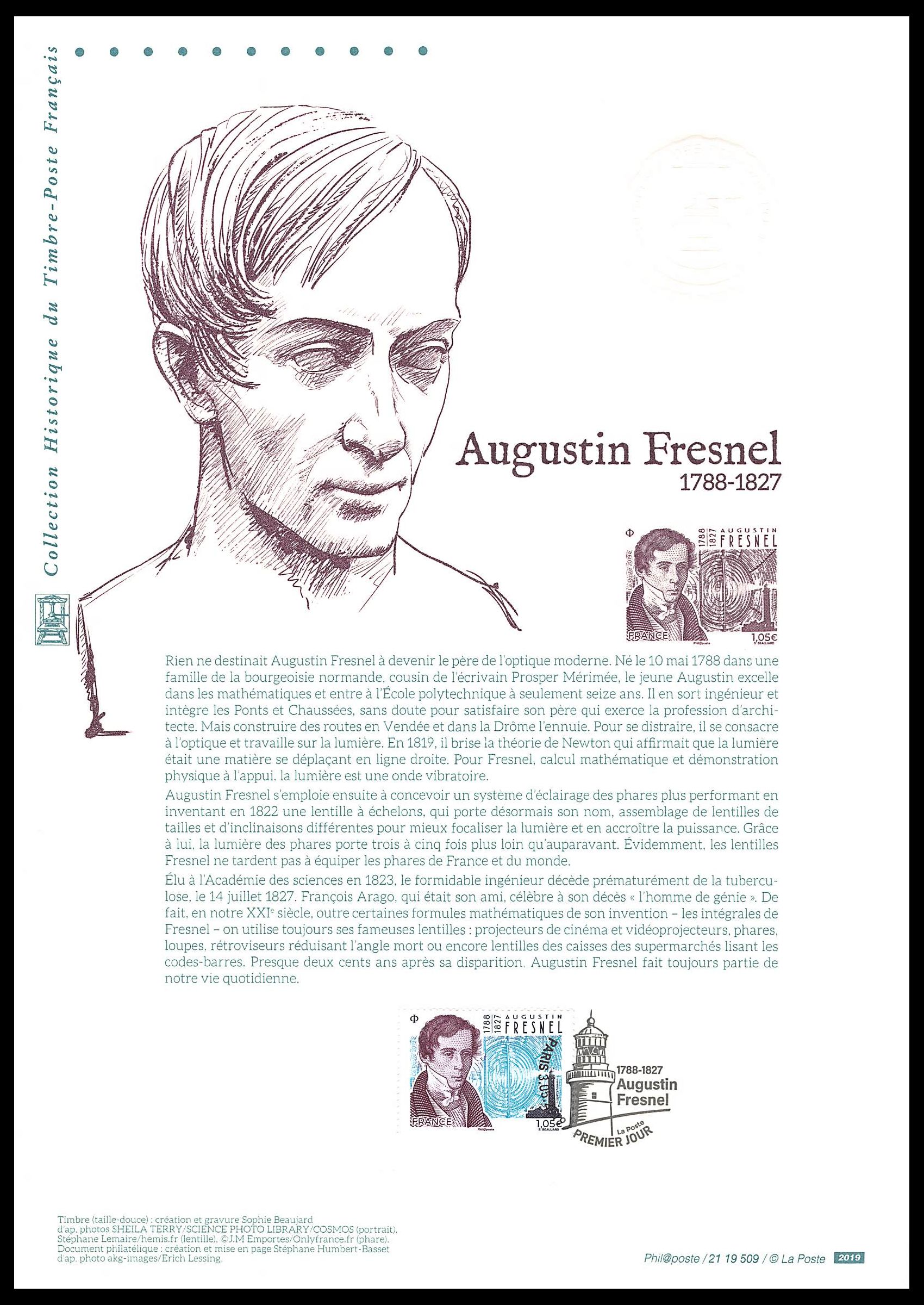 Document officiel 2019 - Augustin Fresnel, père de l'optique moderne