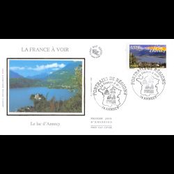 FDC soie - Lac d'Annecy -...