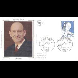 FDC soie - Raymond Aron,...