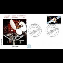 FDC n° 1383A - Satellite...