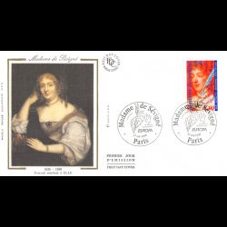 FDC soie - EUROPA - Mme de...