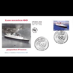 FDC JF - Les années 60 - Paquebot France - oblit 12/6/15 Rouen