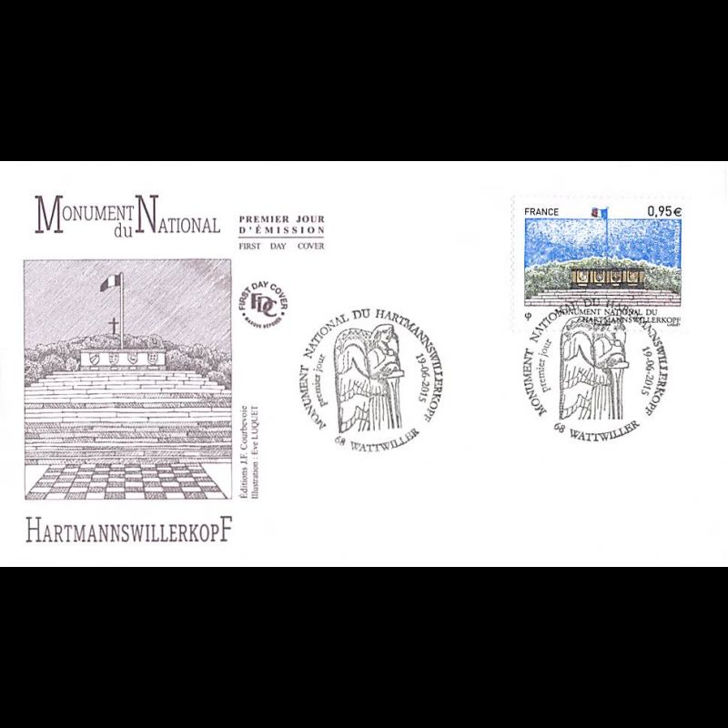 FDC JF - Monument Hartmannswillerkopf - 19/6/15 Wattwiller