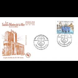 FDC JF - Saintes Marie de la Mer - oblit 29/3/15