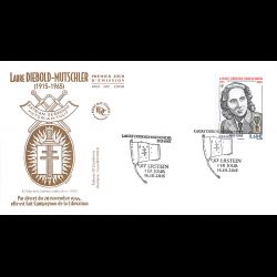 FDC JF - Laure Diebold-Mutschler - oblit 16/10/15 Erstein