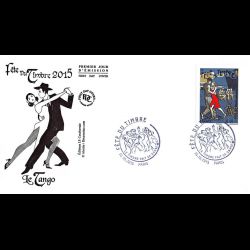 FDC JF - Fête du timbre 2015. Le tango - oblit 10/10/15 Paris