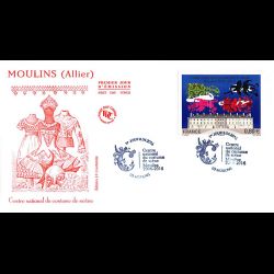 FDC JF - Costume de scène - oblit 8/4/2016 Moulins