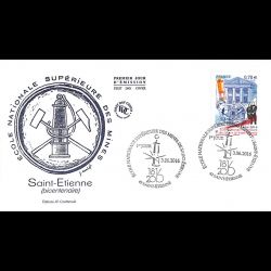 FDC JF - Ecole nationale supérieure des mines - oblit 3/6/2016 St-Etienne