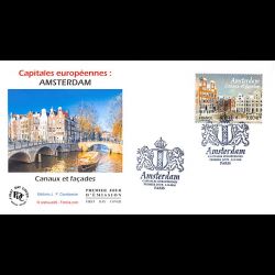 FDC JF - Capitale européenne, Amsterdam (4 env) - oblit 3/11/2016 Paris