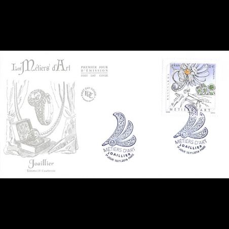 FDC JF - Métiers d'art, joaillier - oblit 10/11/2016 Paris