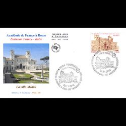 FDC JF - France Italie (2 env) - oblit 30/11/2016 Paris et Rome