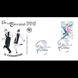 FDC JF - Fête du timbre, le charleston - oblit 8/10/2016 Paris