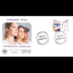 FDC JF - 50 ans de la loi Neuwirth - oblit 9/2/2017 Paris