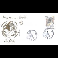 FDC JF - Fête du timbre. La valse - oblit 11/3/2017 Paris