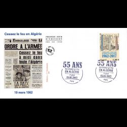 FDC JF - 55 ans du cessez le feu en Algérie - 15/3/2017 Paris