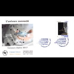 FDC JF - Univers connecté. Concours Lépine - oblit 27/4/2017 Paris