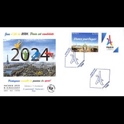 FDC JF - Jeux d'été de 2024, Paris candidate - oblit 13/5/2017