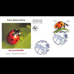 FDC JF - Insecte. La coccinelle - oblit 19/5/2017 Paris