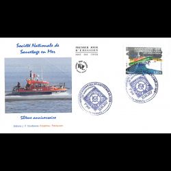 FDC JF - Sté nationale de sauvetage en mer - oblit 23/5/2017 Vannes
