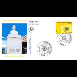 FDC JF - Lions international - oblit 27/5/2017 Paris
