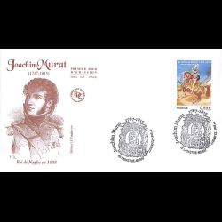 FDC JF - Joachim Murat, roi de Naples - oblit 23/6/2017 Labastide Murat