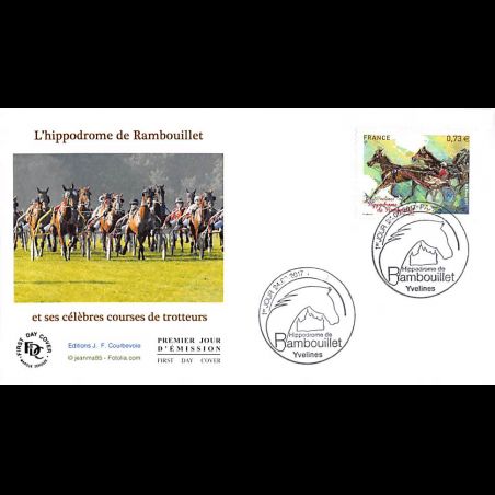 FDC JF - Hippodrome de Rambouillet - oblit 24/6/2017