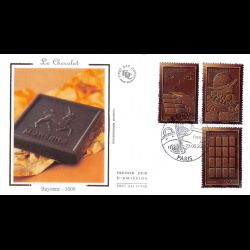 FDC soie - 400e anniv intro...