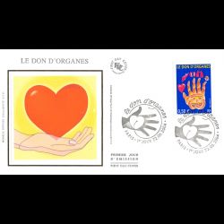 FDC soie - Le don d'organes...