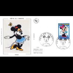 FDC soie - Fête du timbre....