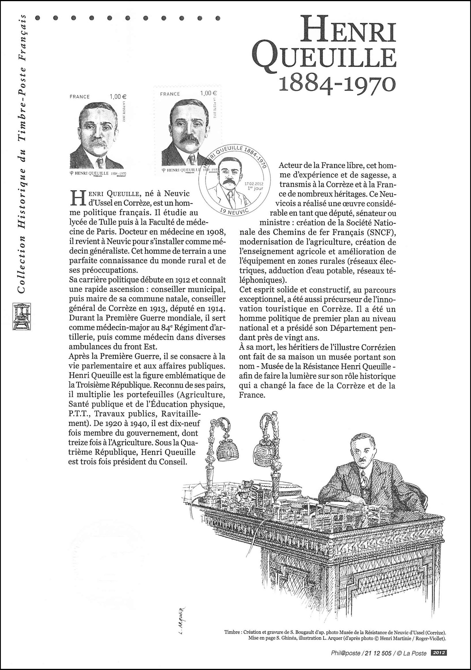 Document officiel 2012 - Henri Queuille