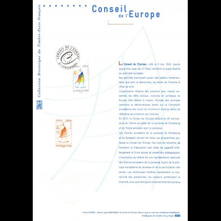Document officiel 2012 - Conseil de l'Europe 2012