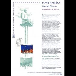 Document officiel 2012 - Place Masséna, jaume Plensa - Conversation à nice