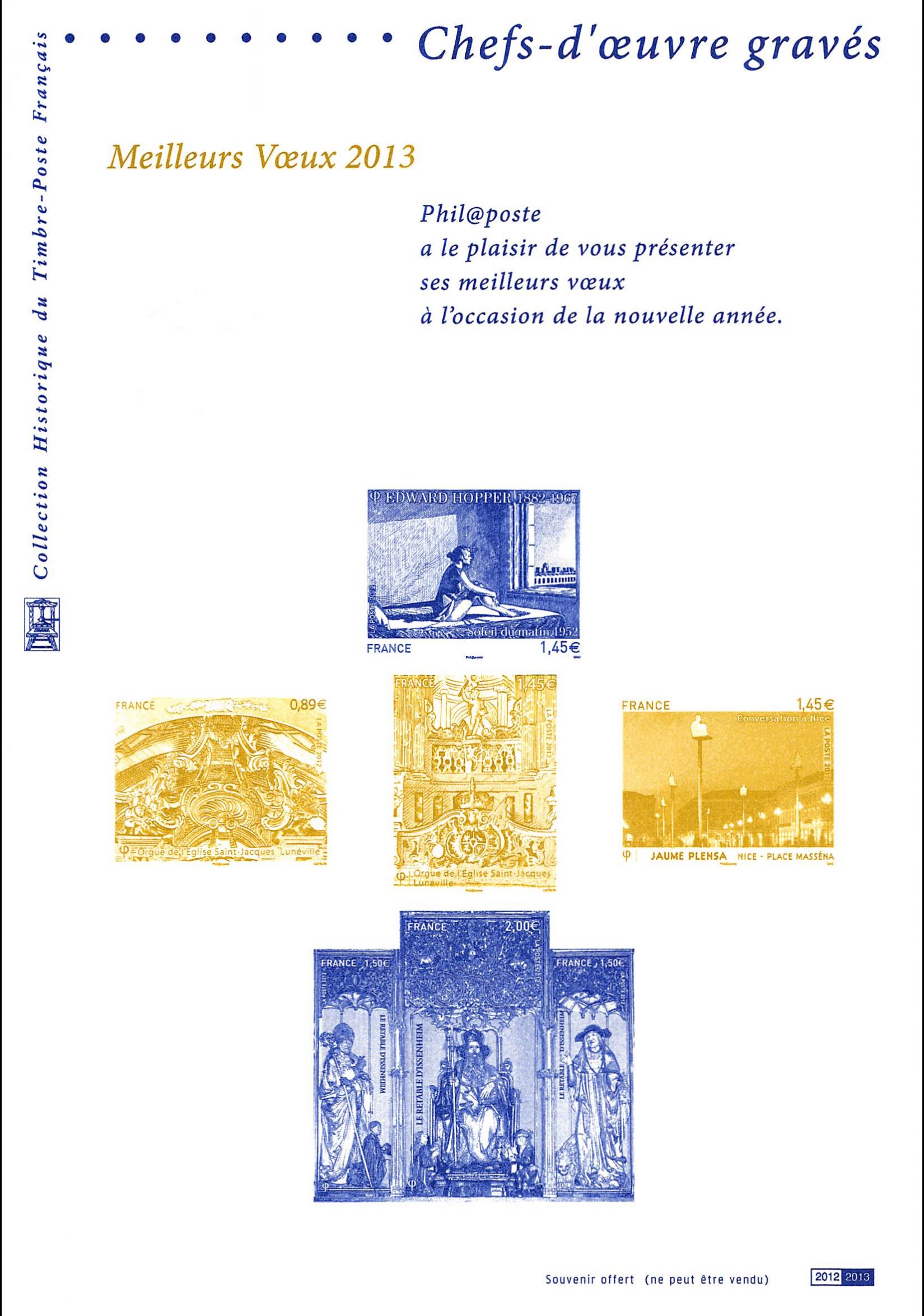 Document officiel 2012 - Meilleurs vœux 2013