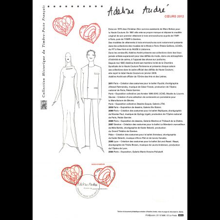 Document officiel 2012 - Adeline André - Cœurs 2012