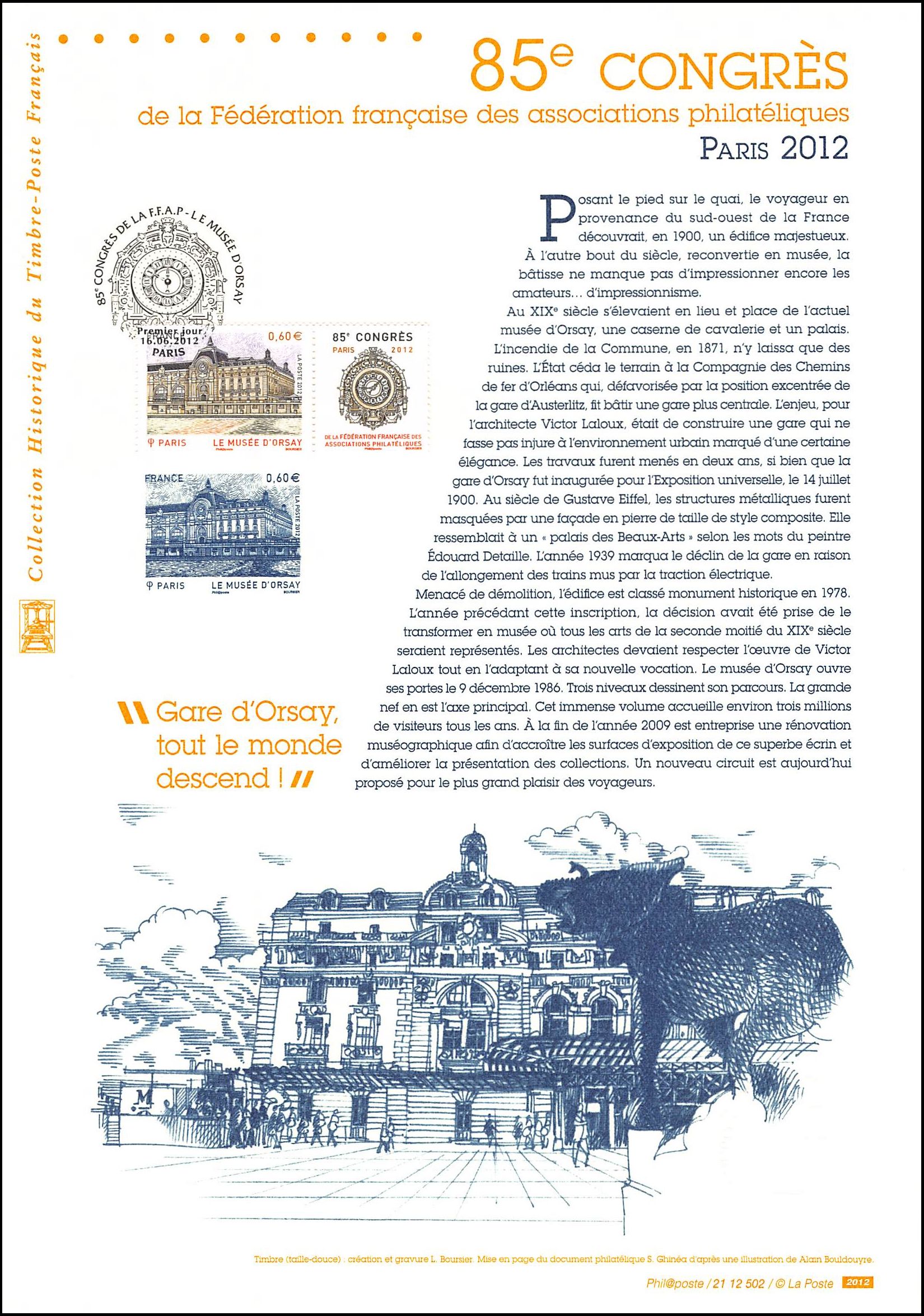 Document officiel 2012 - 85e congrès FFAP Paris