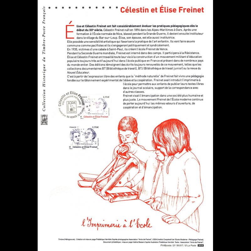 Document officiel 2018 - Célestin et Elise Freinet