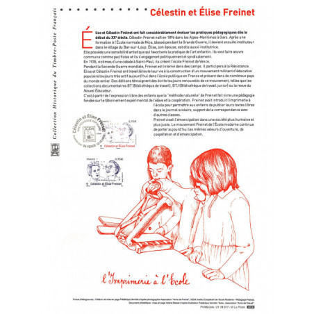 Document officiel 2018 - Célestin et Elise Freinet