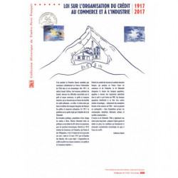 Document officiel 2017 - Loi organisation crédit au commerce et à l'industrie