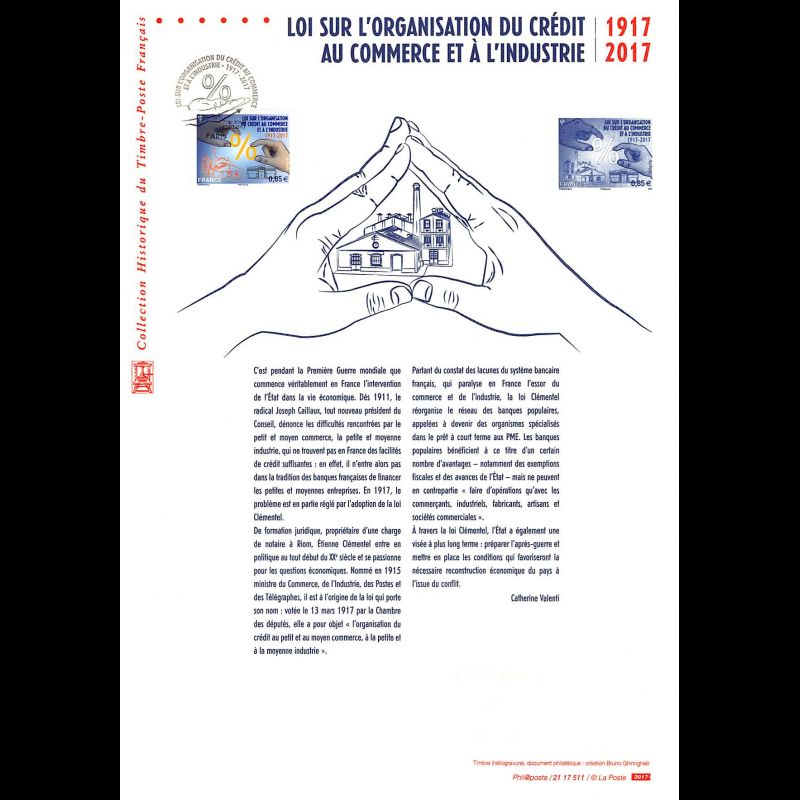 Document officiel 2017 - Loi organisation crédit au commerce et à l'industrie