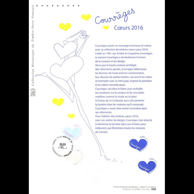 Document officiel 2016 - Cœurs 2016 - Courrèges