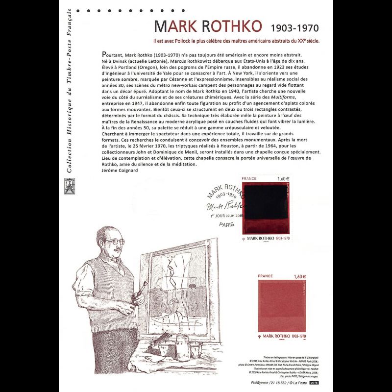 Document officiel 2016 - Tableau Mark Rothko