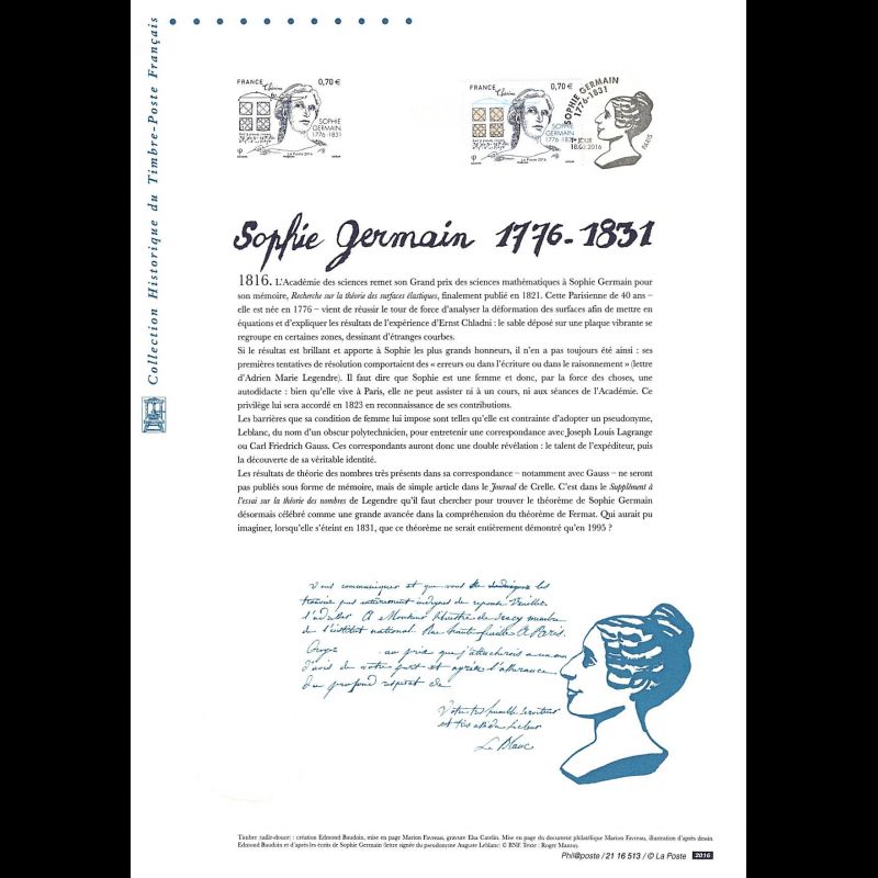 Document officiel 2016 - Sophie Germain