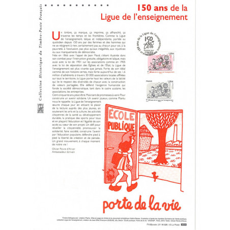 Document officiel 2016 - 150 ans de la ligue de l'enseignement