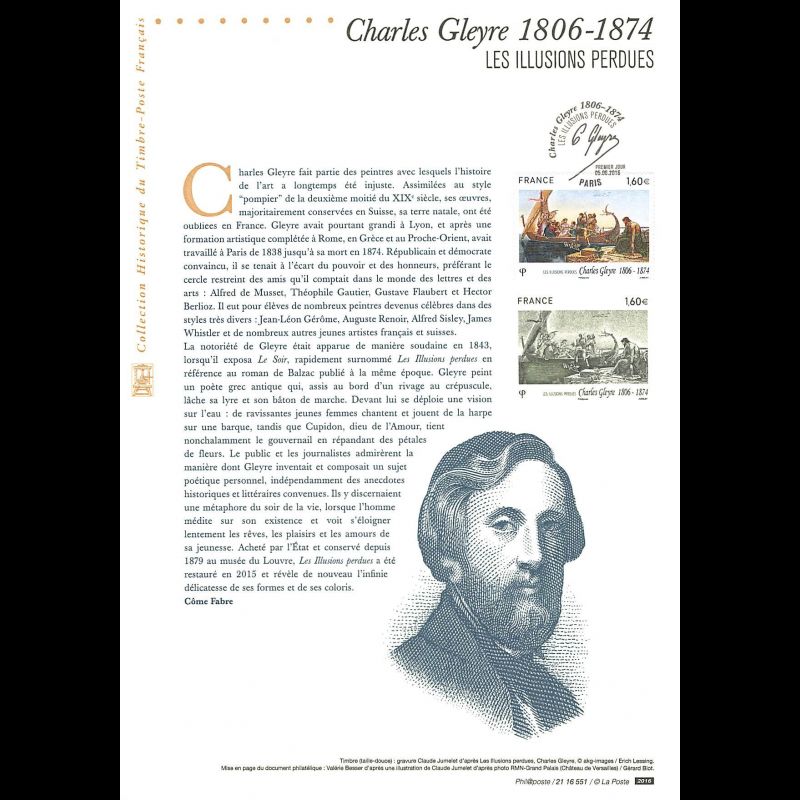 Document officiel 2016 - Les illusions perdues de Charles Gleyre