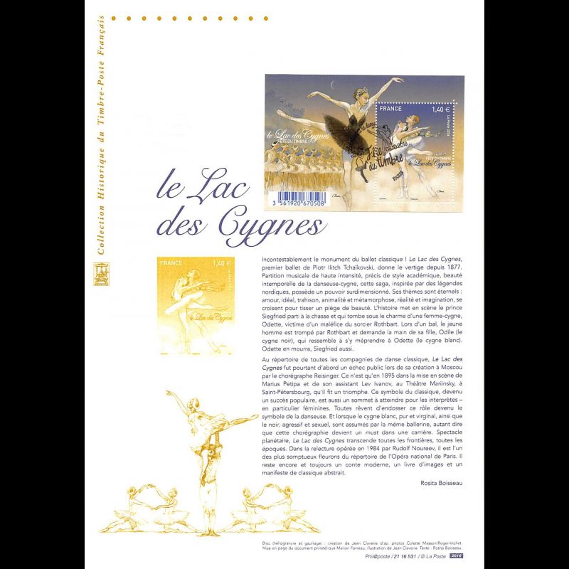 Document officiel 2016 - Le Lac des Cygnes