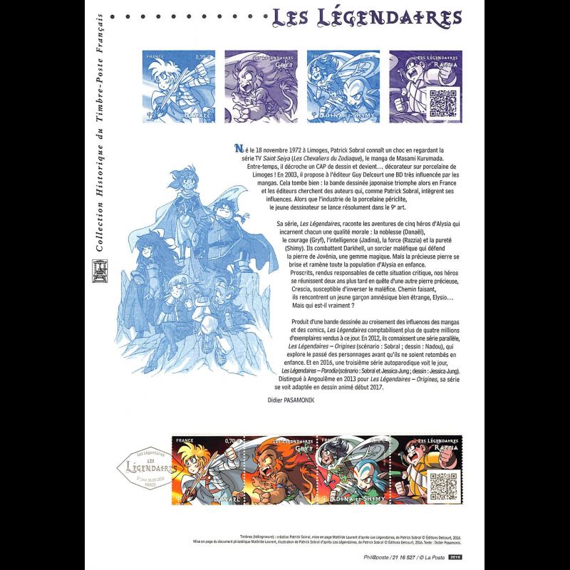 Document officiel 2016 - Les légendaires
