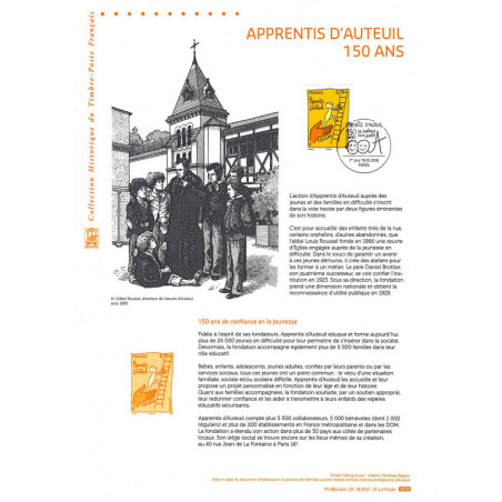 Document officiel 2016 - Apprentis d'Auteuil - 150 ans confiance en la jeunesse